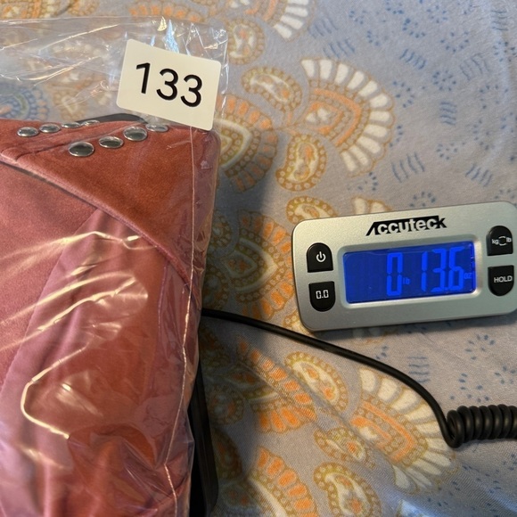 MOTF Embellished Western Mauve Silver Vest Medium Faux Suede Festival Southwest - Picture 10 of 10